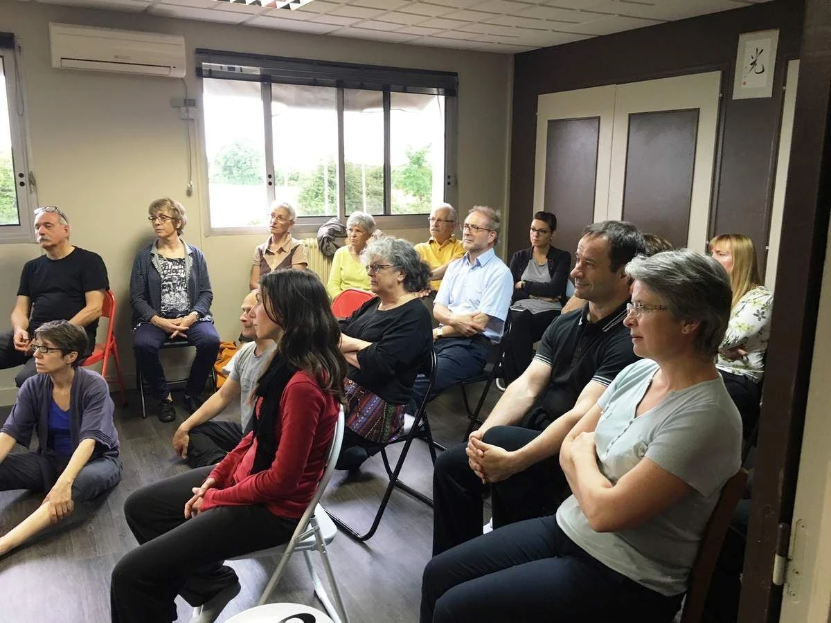 Une partie des participants... très attentifs !