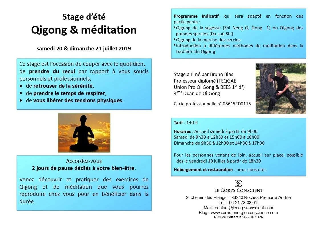 Activités de l'été 2019