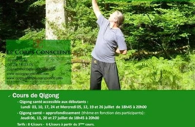 Envie de détente et de bien être cet été ? Faites du Qigong !