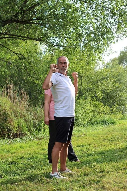 Cours dans le parc du clors des Roches, à deux pas des Jardins du Tan