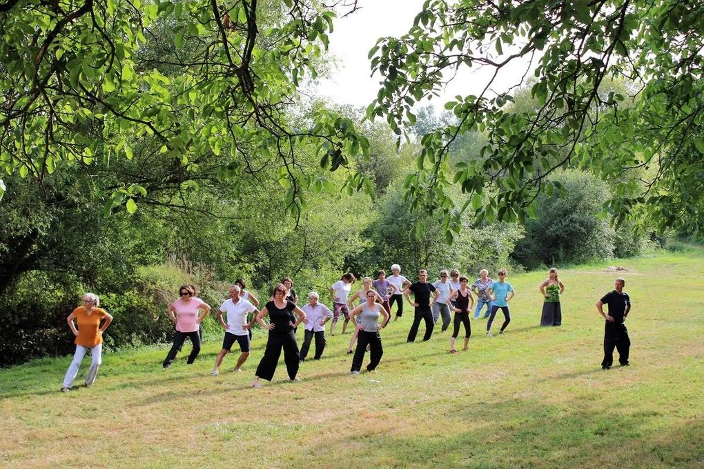 Cours dans le parc du clors des Roches, à deux pas des Jardins du Tan