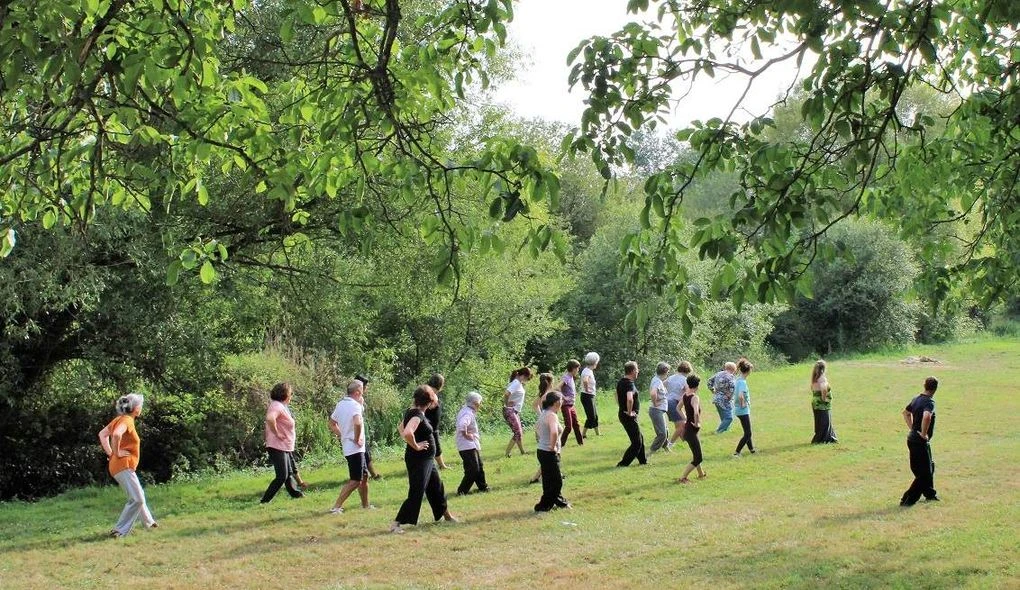 Cours dans le parc du clors des Roches, à deux pas des Jardins du Tan