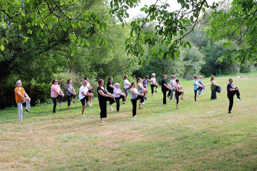 Cours dans le parc du clors des Roches, à deux pas des Jardins du Tan